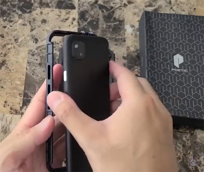 Poetic Shockproof Bumper Case with Built-in Screen Protector for Pixel 4a