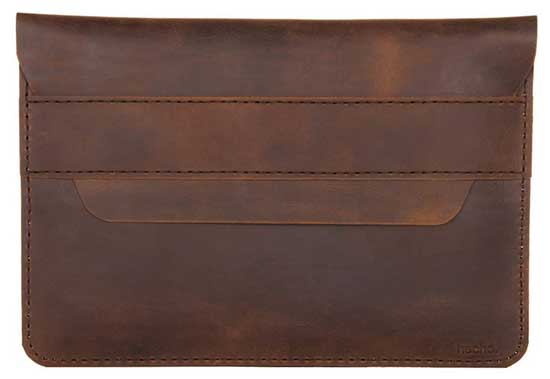 The Hecho iPad sleeve is hand crafted from 100% of finest leather