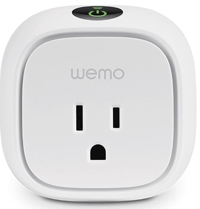 WeMo Insight Smart Plug with Energy Monitoring, WiFi Enabled
