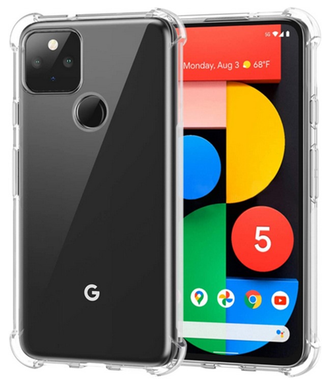 Budget Clear Option - SPARIN [2 Pack] Pixel 5 Case