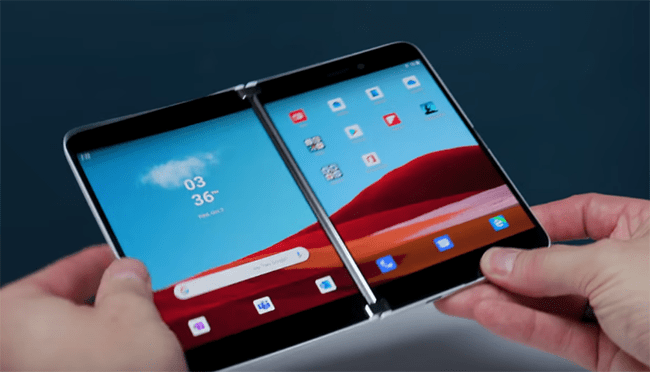 Microsoft Surface Duo vs. Samsung Galaxy Z Flip Phone