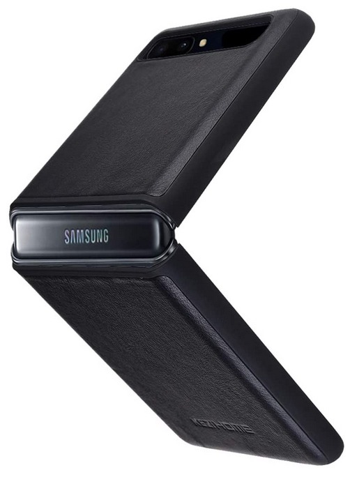 Genuine Leather Samsung Z Flip Case,
