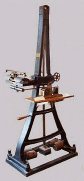 The pantelegraph was the first scanning machine