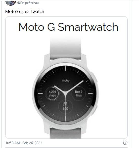 New Moto G Smartwatch