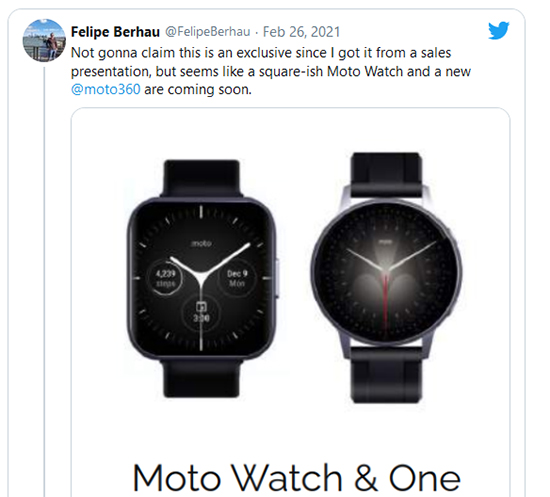 New Moto Watch and One Smartwatch